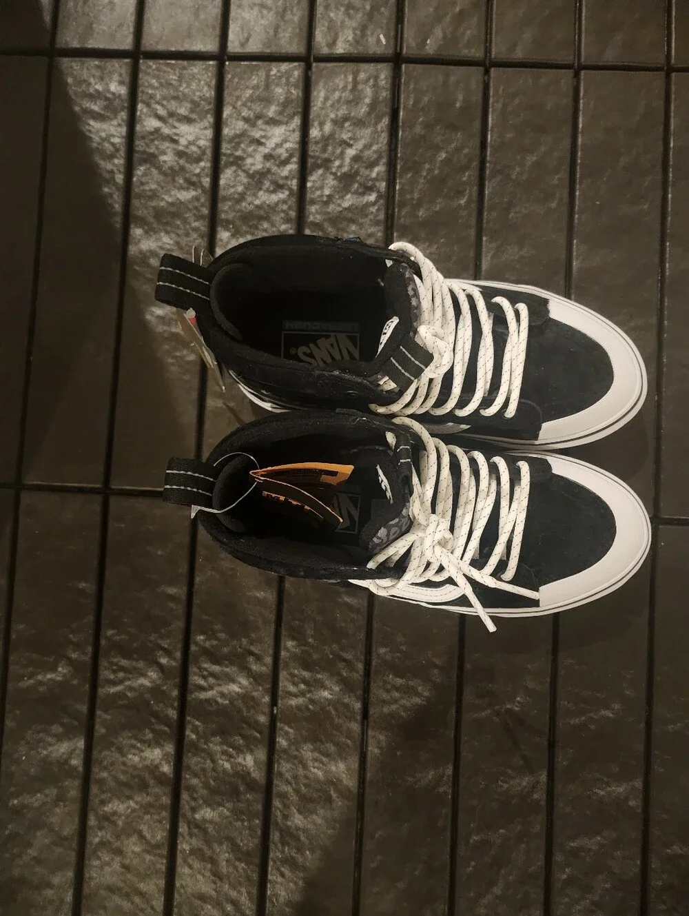 Women's Vans Sk8-Hi MTE-2 Boots - Black/White 'Leopard'